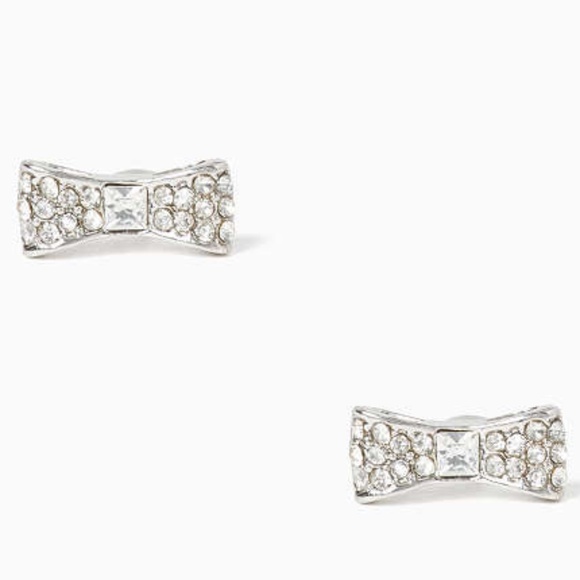 Kate Spade Pavé Bow Earrings - New - Picture 2 of 7